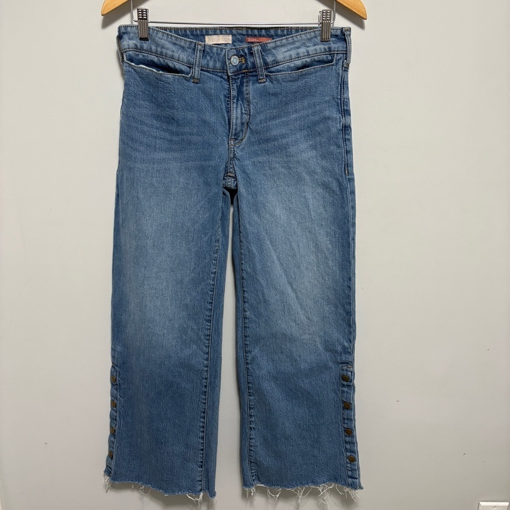 Anthropologie Pilcro Jeans Womens 27 (Actual 30x28) Wide Leg Skater Snap Button